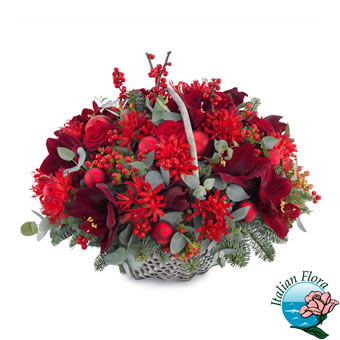 Composizione di fiori per Capodanno