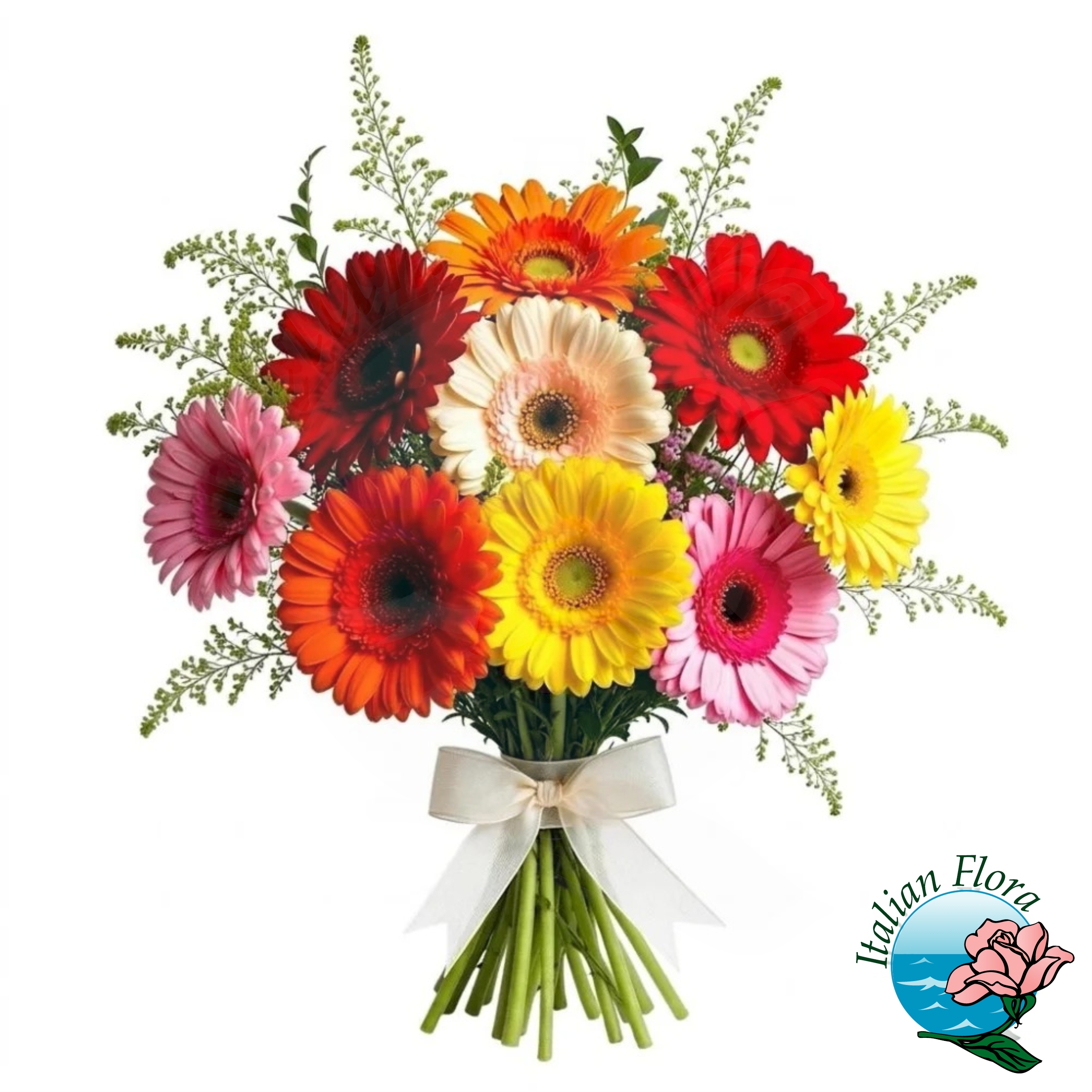Bouquet di gerbere colorate